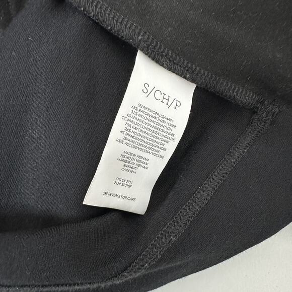 CAbi 3911 Jacket Womens Small Black Camo ATC Cinch Drawstring Waist Full Zip - Picture 7 of 12